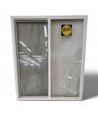 49112 Pella White Vinyl Sliding Window 58.875"W x 69.375"H