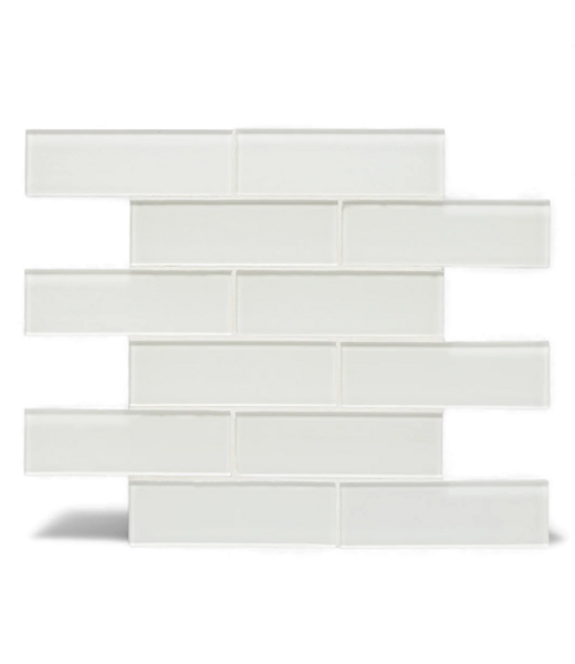 49120 Dunes Pearl 2" x 6" Stag Joint Porcelain Mosaic 115.615 sq. ft.