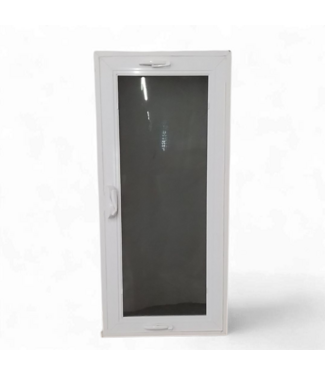 49114 White / Brown Vinyl Crank Out Window 22"W x 48"H