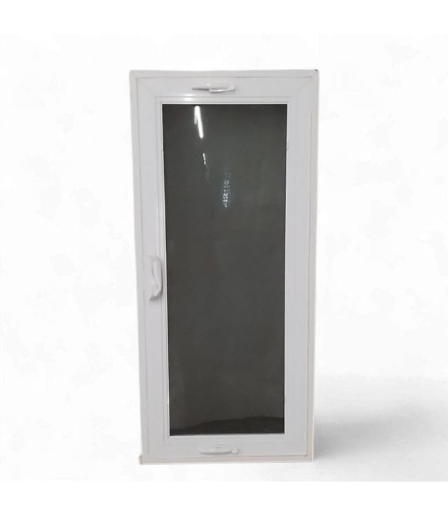 49114 White / Brown Vinyl Crank Out Window 22"W x 48"H