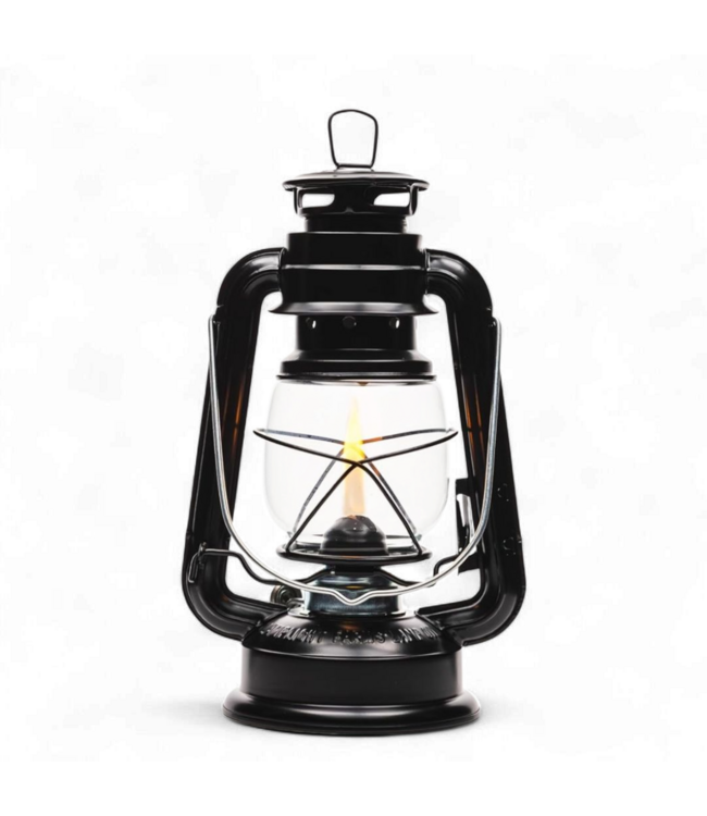 49129 9-inch Black Metal Farmer's Oil Lantern