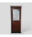 49128 Masonite Prehung Fiberglass 1/2 Lite Front Door 32" x 79"