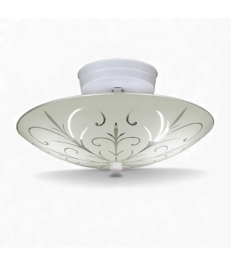 49140 Project Source 2-Light Glossy Semi-Flush Mount Light