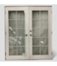 49145 French Prehung Exterior Door With Grid 70.5"W x 80.5"H