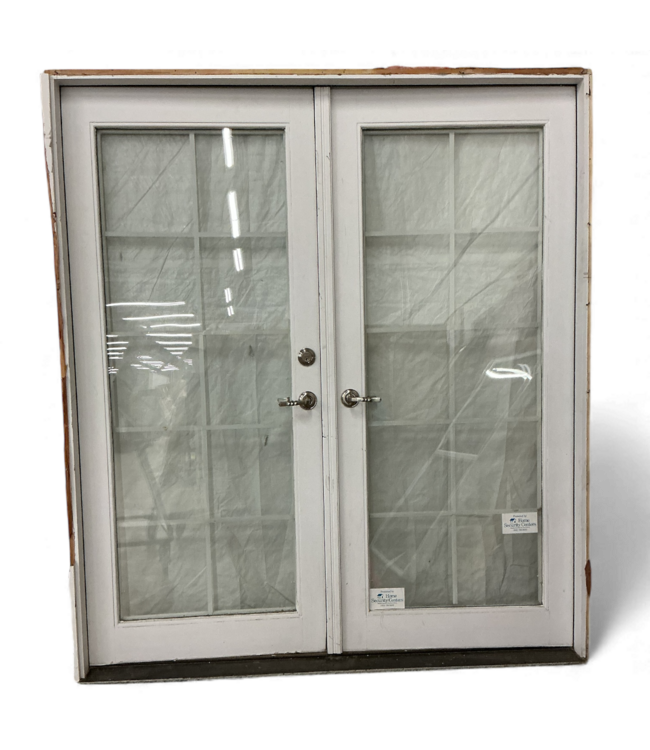 49145 French Prehung Exterior Door With Grid 70.5"W x 80.5"H