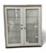 49145 French Prehung Exterior Door With Grid 70.5"W x 80.5"H