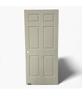 49148 Primed 6-Panel Hollow Core Interior Door 35.75" x 80"