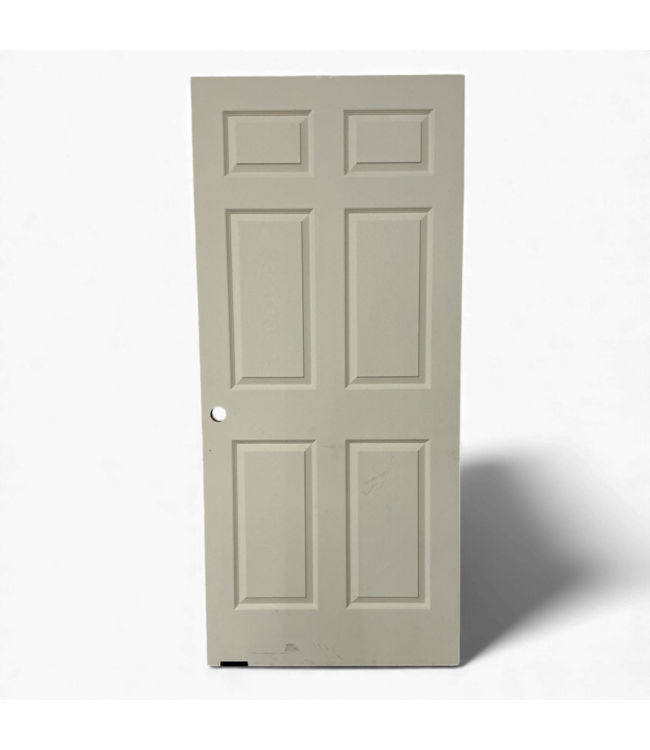 49148 Primed 6-Panel Hollow Core Interior Door 35.75" x 80"