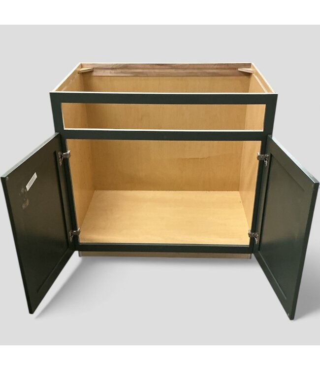 49149 Basil Green Sink Base Cabinet 36"W