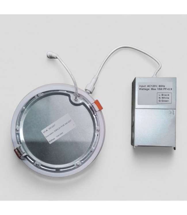 49152 LED Recessed Lighting 7" Round Down Light Fixture