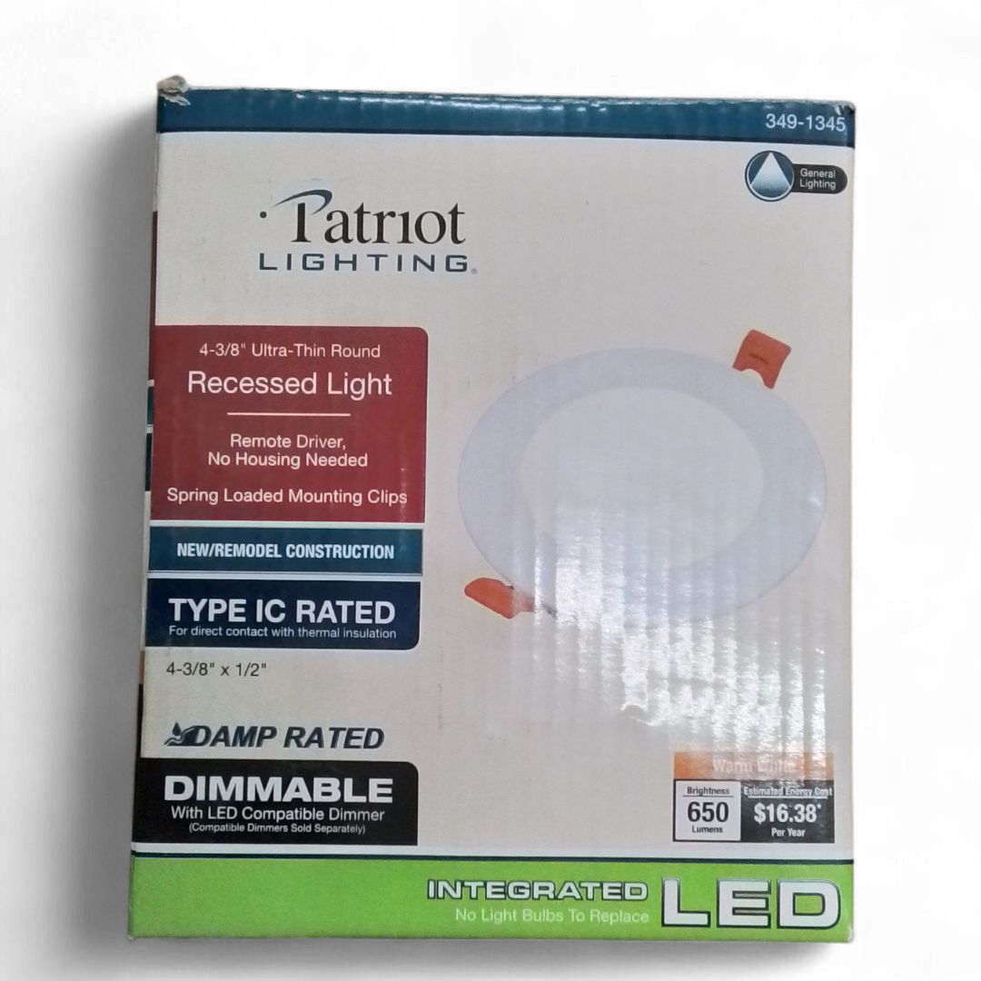 Picture Idea: 49160 Patriot Lighting 4 375 Round Recessed Led Light