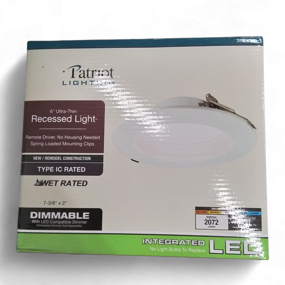 Curated visual reference: Gallery Detail: 49162 Patriot Lighting 7 375 Round Recessed Led Light