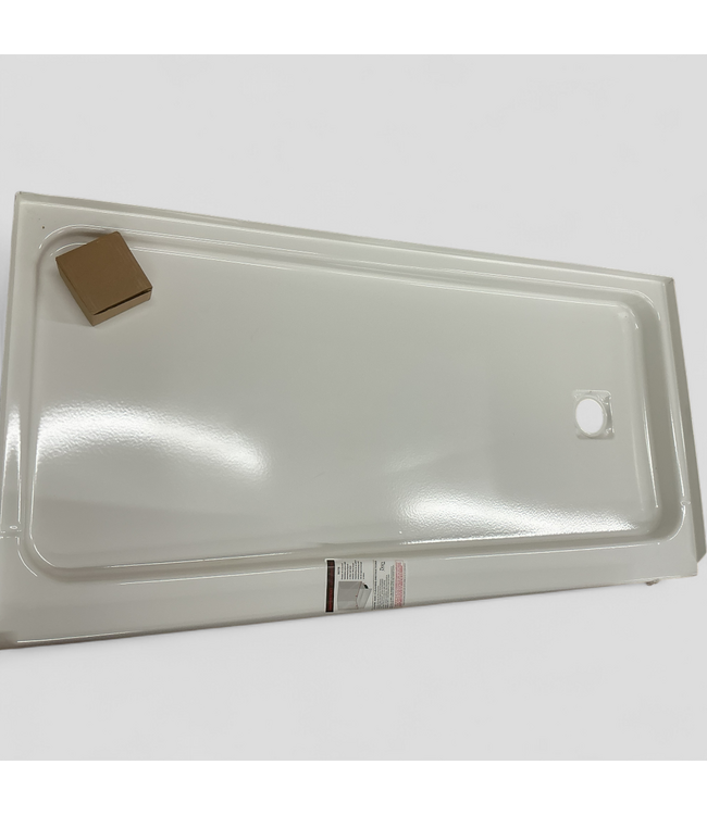 49164 Maax Pro Steel Right Drain Shower Base 30" x 60"
