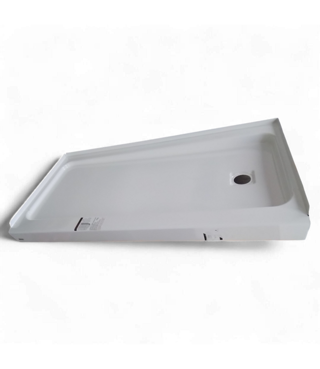 49164 Maax Pro Steel Right Drain Shower Base 30" x 60"