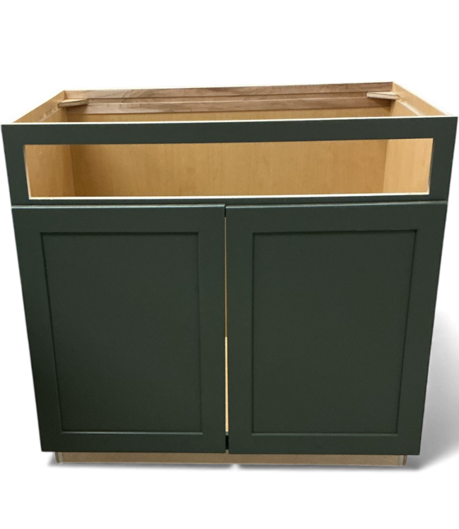 49149 Basil Green Sink Base Cabinet 36"W