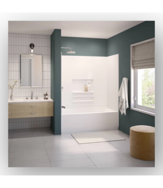 49182 Maax Vellamo Tiled Wall Bathtub Surround