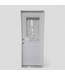 49186  Prehung Half-Lite Steel Exterior Door 31.75"W x 79.5"H