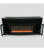 49187 Muskoka Black Electric Fireplace Cabinet 70"W
