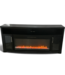 49187 Muskoka Black Electric Fireplace Cabinet 70"W