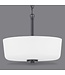 49189 Progress Lighting Tobin Black Semi Flush Mount Light