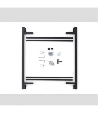 49191 Adjust-A-Gate 72" Black Gate Kit