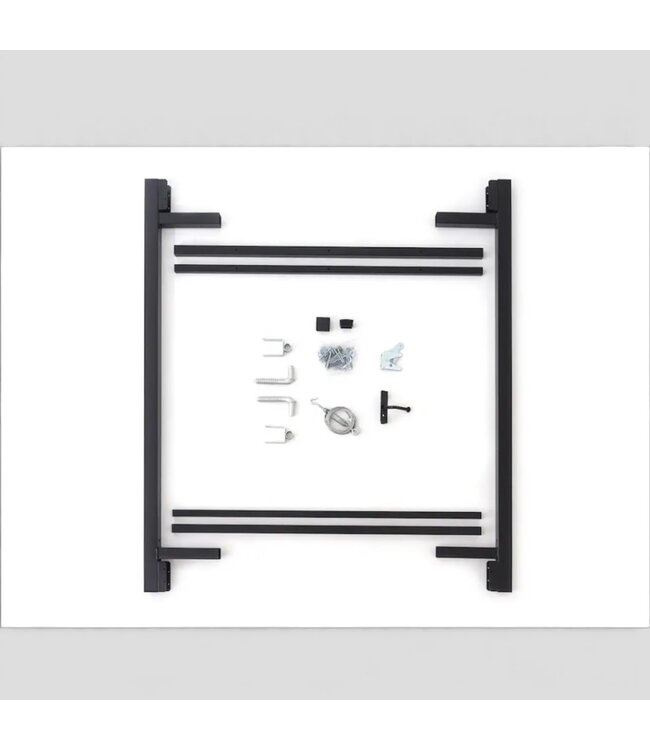 49191 Adjust-A-Gate 72" Black Gate Kit