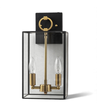 49214 CCattleya 2-Light Bronze Outdoor Wall Light