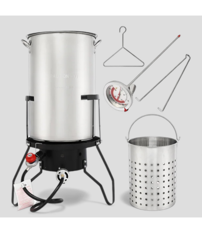 49216 Outopee 50 Quarts Liquid Propane Gas Turkey Fryer