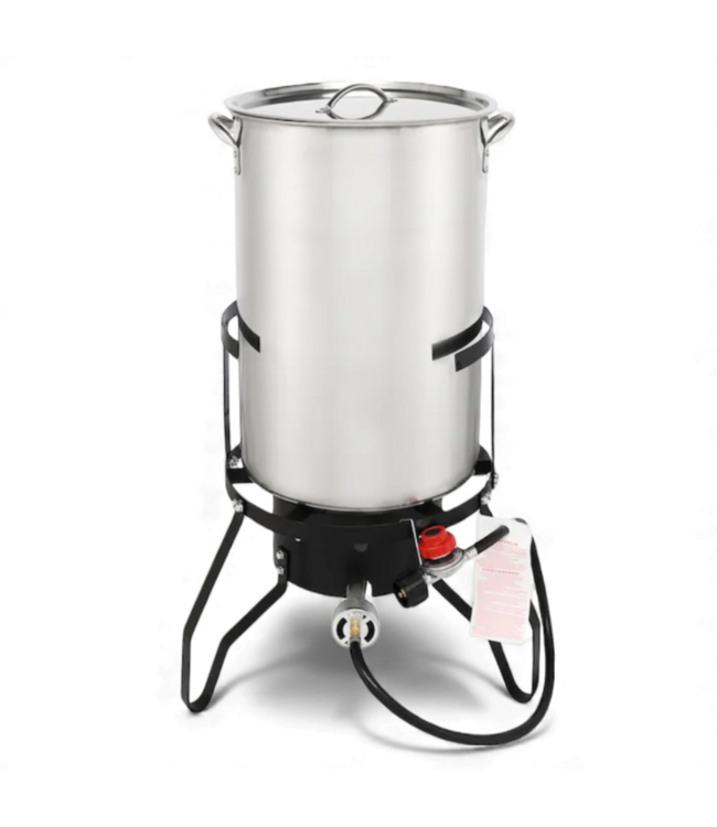49216 Outopee 50 Quarts Liquid Propane Gas Turkey Fryer