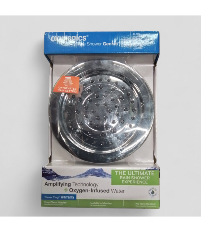 49217 Oxygenics Round Rain High Pressure Shower Head