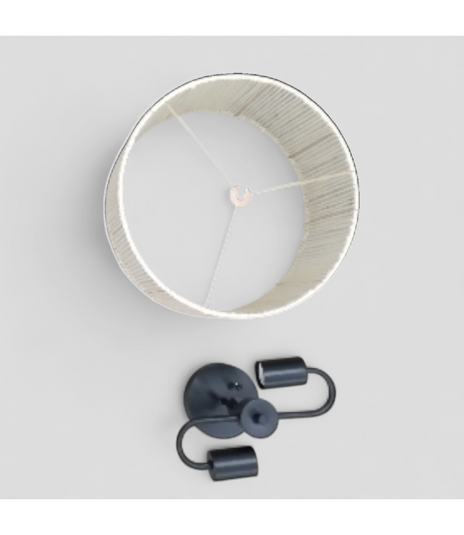 49224 True Fine Riata 2 -Light 14-in Matte Black Light