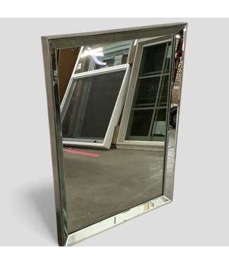 49228 Brushed Aluminum Rectangle Mirror 22.75" x 31"