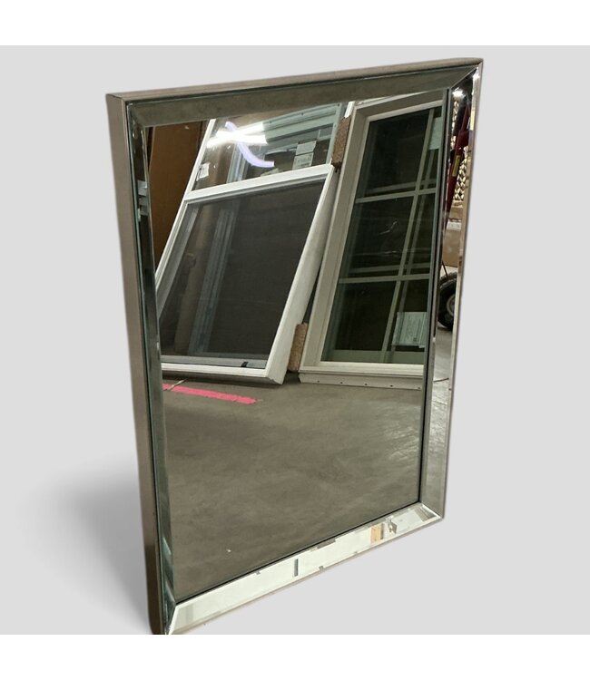 49228 Brushed Aluminum Rectangle Mirror 22.75" x 31"