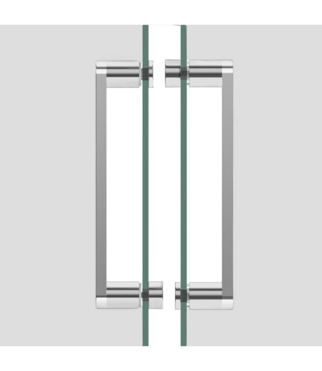 49230 Maax Revelation Chrome Bypass Sliding Shower Door