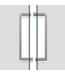 49230 Maax Revelation Chrome Bypass Sliding Shower Door