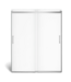 49230 Maax Revelation Chrome Bypass Sliding Shower Door