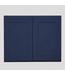 49231 Reliabilt 30"W x 24"H x 12"D Navy Blue Wall Cabinet