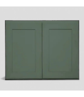 49232 Reliabilt 30"W x 24"H x 12"D Basil Green Wall Cabinet