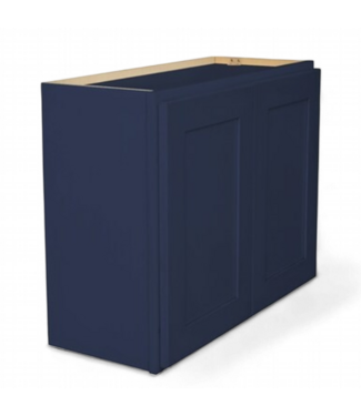 49231 Reliabilt 30"W x 24"H x 12"D Navy Blue Wall Cabinet