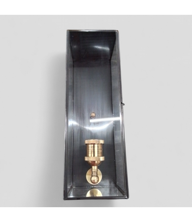 49235 C Cattleya 1 -Light 14.25"H Bronze Outdoor Wall Light