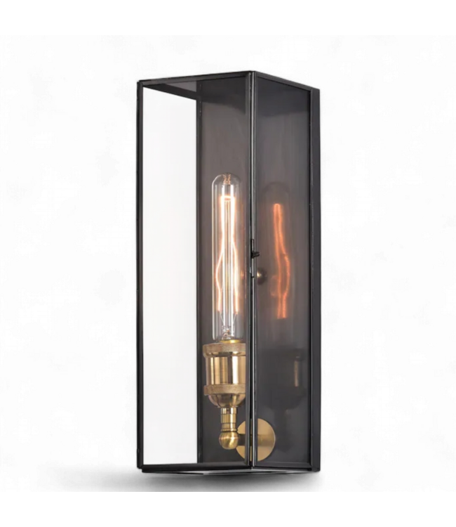 49235 C Cattleya 1 -Light 14.25"H Bronze Outdoor Wall Light