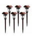 49236 Gigalumi Solar Bronze LED Path Light 6-Pack