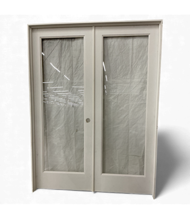 49239 Prehung Full Lite French Interior Doors 61.25"W x 81.625"H