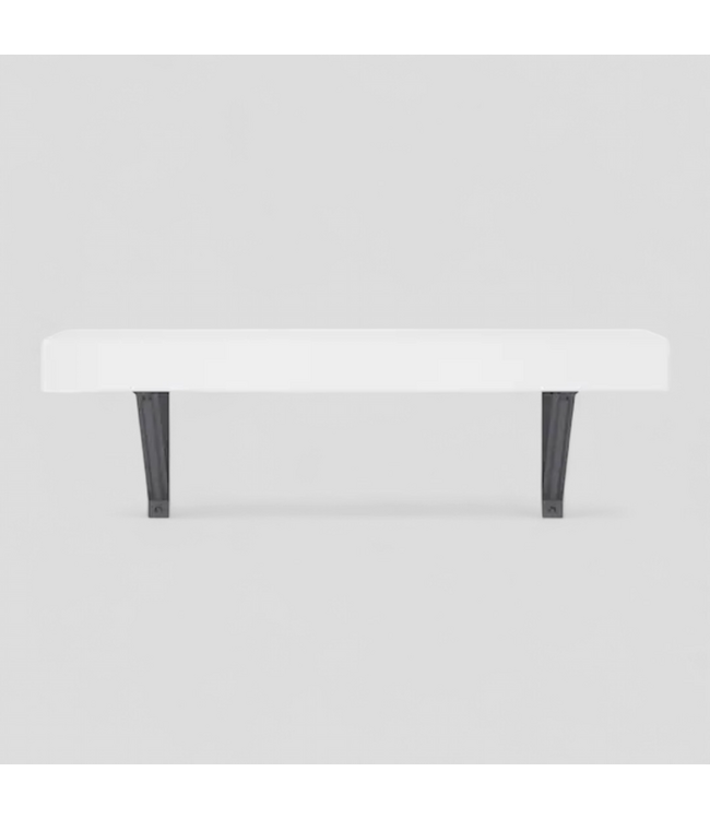 49245 allen + roth 9.5-in D x 23.75-in L Bracket Shelf