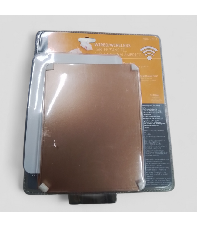 49247 Style Selections Wired or Wireless Doorbell Chime