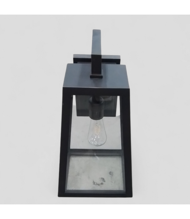 49253 Modern Industrial Tapered Wall Sconce - Matte Black