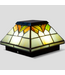 49255 Classy Caps Stained Glass LED Post Cap Light