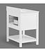 49256 Allen+Roth Canterbury White Bathroom Vanity 30"W