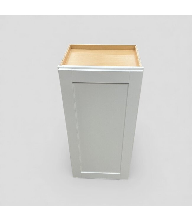 49268 Bright White Upper Wall Cabinet 15"W
