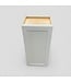 49268 Bright White Upper Wall Cabinet 15"W